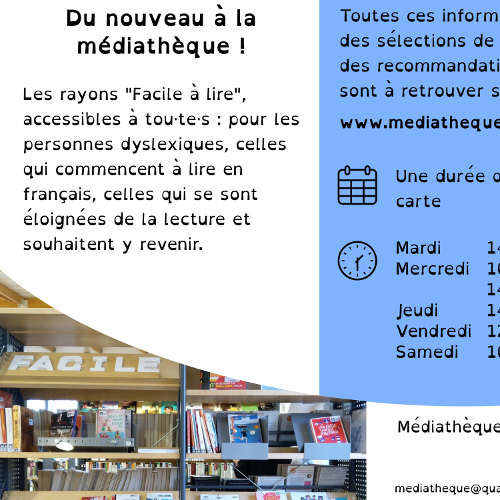 Flyer rayon Facile à lire - 2019
